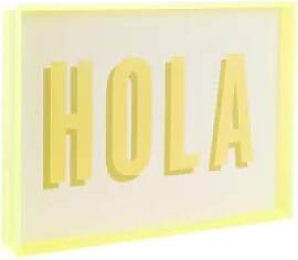 Wanddekoration Present Time Hola