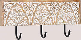 Wandgarderobe Aus Mangoholz Tiala Mango-holz -