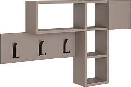 Wandgarderobe Game ca.99,5x61x15cm Mokka