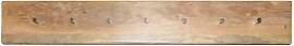 Wandgarderobe Hina mit 7 Haken 100x15x2,5 aus