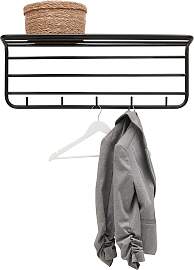 Wandgarderobe Pipe Schwarz