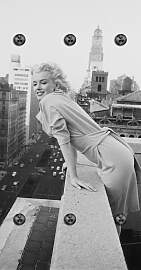 Wandgarderobe QUEENCE "Marilyn Monroe in New