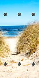 Wandgarderobe QUEENCE "Strand auf
