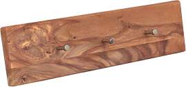 Wandgarderobe Tina mit 3 Haken 60x15x2,2 aus