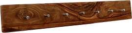 Wandgarderobe Tina mit 7 Haken 100x15x2,2 aus
