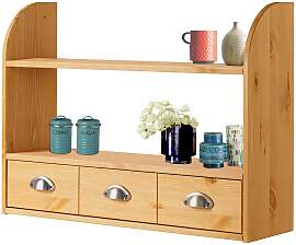 Wandhängeregal aus Kiefer Massivholz einer