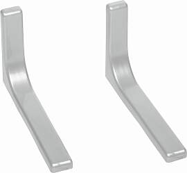Wandhalter Silberfarben aus Metall