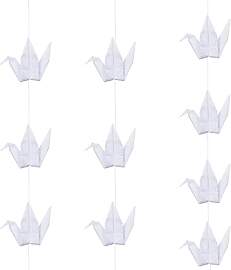 WANDIC Origami-Papierkraniche, handgefertigt,