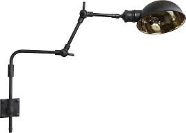Wandleuchte Adair E27 Schwarz