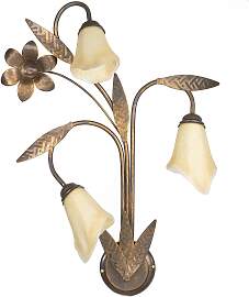 Wandleuchte Alga Bronzefarben max. 6 Watt Wandlampe