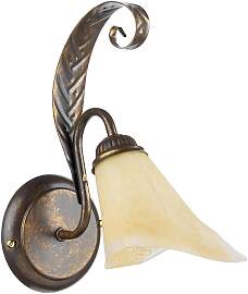 Wandleuchte Alga Bronzefarben max. 6 Watt Wandlampe