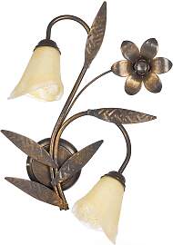 Wandleuchte Alga Bronzefarben max. 6 Watt Wandlampe