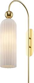 Wandleuchte Antic Weiß/Gold max. 40 Watt Wandlampe