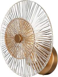 Wandleuchte Aster Goldfarben max. 40 Watt Wandlampe
