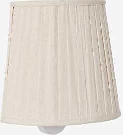 Wandleuchte Aus Leinenoptik-stoff Juliana Beige