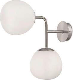 Wandleuchte Erich Weiß/Nickelfarben max. 40 Watt