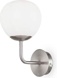 Wandleuchte Erich Weiß/Nickelfarben max. 40 Watt
