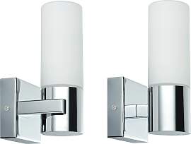 Wandleuchte Gemini in Chromfarben max. 40 Watt