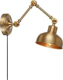Wandleuchte Grimstad Messingfarben max. 60 Watt