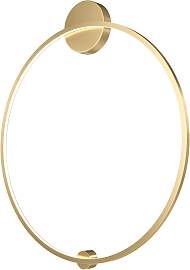 Wandleuchte Halo Messingfarben max. 47 Watt