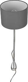 Wandleuchte Hotel in Grau/Nickel max. 3,1 Watt