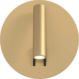 Wandleuchte IOS Goldfarben max. 9 Watt Wandlampe