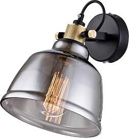 Wandleuchte Irving Schwarz max. 40 Watt Wandlampe