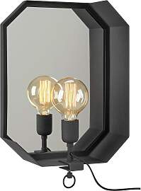 Wandleuchte Kogo Wall Schwarz max. 40 Watt