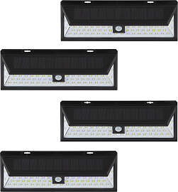 Wandleuchte LED Solar Sensor Solys L Set 4 stück