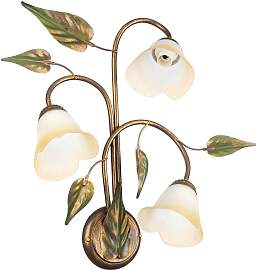 Wandleuchte Miranda Bronze/Olivgrün max. 6 Watt
