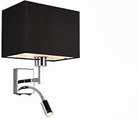 Wandleuchte mit flexiblem LED Leselicht &