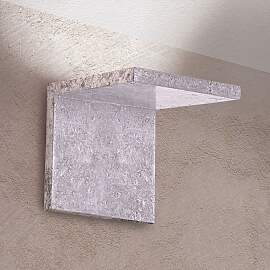 Wandleuchte NADA, 1-flammig, Antik-Silber