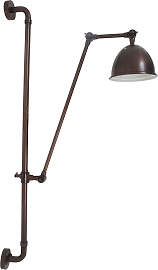 Wandleuchte Reno Messing