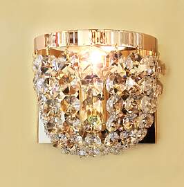 Wandleuchte SHERATON, 1-flammig, gold