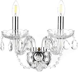 Wandleuchte Svetlana Chromfarben max. 6 Watt