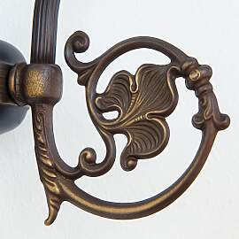 Wandleuchte TOSCA, 2-flammig, Altpatina