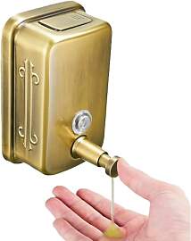 Wandmontage, manuell gepresste Seifenbox, 304