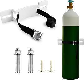 Wandmontierter Flaschenhalter, Gasflaschenhalter,