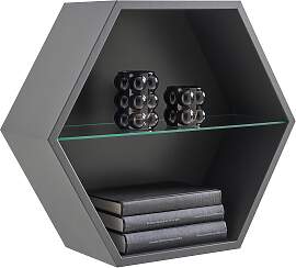 Wandregal Edge Anthrazit