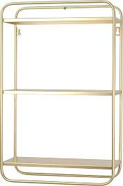 Wandregal, gold (goldfarben), B:36cm H:56cm