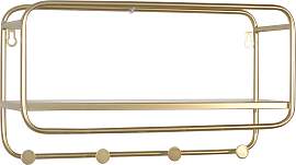 Wandregal, gold (goldfarben), B:45cm H:25cm