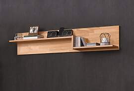 Wandregal HOME AFFAIRE, braun (eiche teilmassiv),
