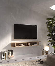 Wandregal HOME AFFAIRE "Infinity", braun 