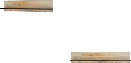 Wandregal HOME AFFAIRE "Sherwood", braun 