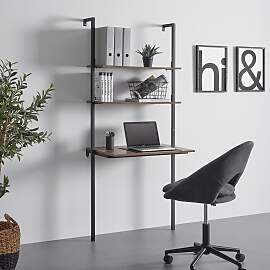Wandregal Maja Nussbaumfarben MDF ca.80x50 cm