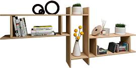 Wandregal Sirola Maxi ca. 188x80x20 cm Sonoma Eiche