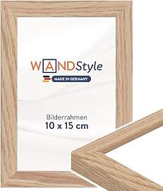 WANDStyle Bilderrahmen 10x15 Eiche, moderner