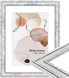 WANDStyle Bilderrahmen 15x15 Silber, Vintage