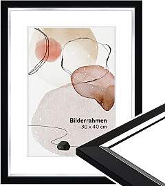 WANDStyle Bilderrahmen 15x20 Schwarz, moderner