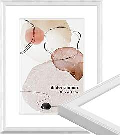 WANDStyle Bilderrahmen 20x25 Weiß, moderner